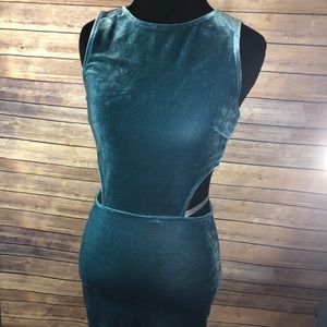 Suede party dress